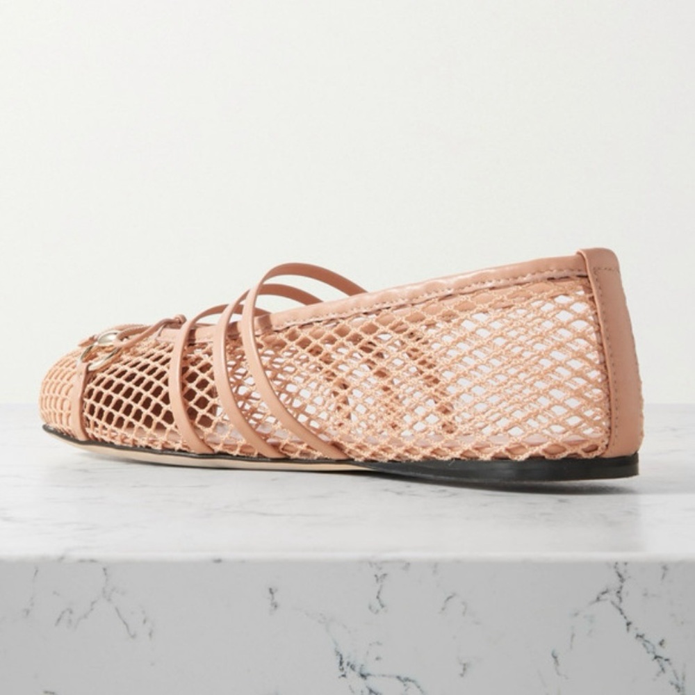 GUCCI Horsebit mesh ballerina flats - Picture 4 of 4